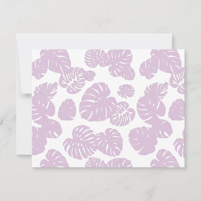 Multicolor Tropical Leaves 10 Card (Front)