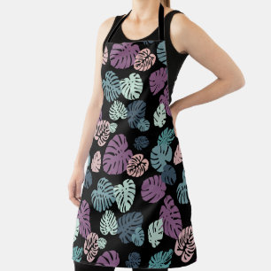 Multicolor Tropical Leaves 5 Apron
