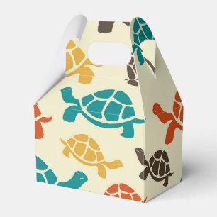 Multicolor Turtle Favor Box
