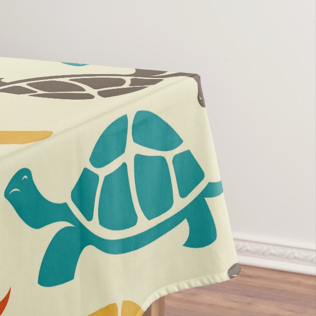 Multicolor Turtle Tablecloth (In Situ)