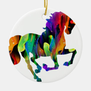 MULTICOLOR UNICORN PRODUCTS CERAMIC ORNAMENT