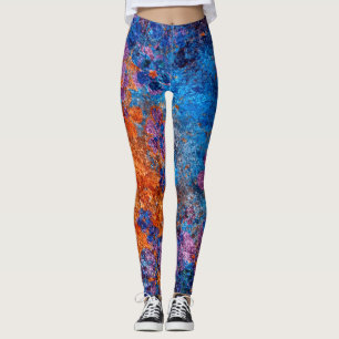 Multicolor Vintage Fashion Leggings