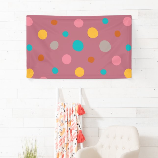 Multicolor Watercolor Dots 5 Banner (Insitu)