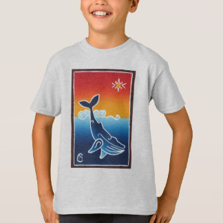 Multicolor Whale Youth Tee