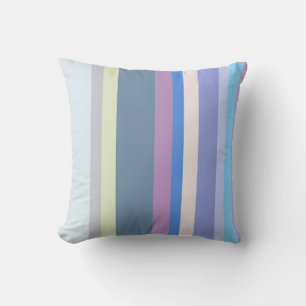 Multicolor Yellow/Grey/Beige/Pink/Purple/Blue Throw Pillow