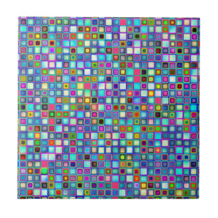 Multicolore 'jardin d'enfants' Motif de carreaux r