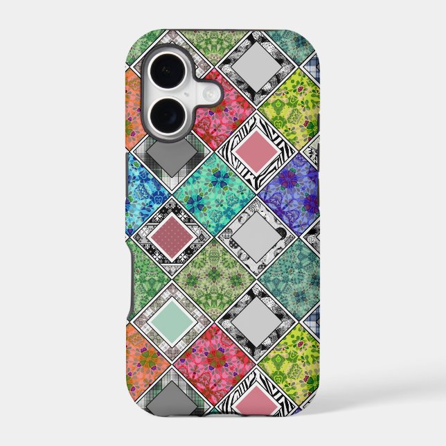 Multicolore, rustique, patchwork, patchs (Verso)