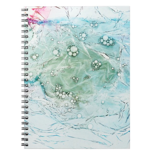 Multicolored abstract artwork notebook (Front)