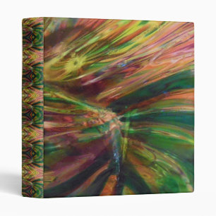 Multicolored Abstract Binder
