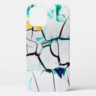 MULTICOLORED ABSTRACT PAINTING iPhone 12 CASE