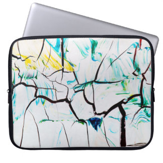 MULTICOLORED ABSTRACT PAINTING LAPTOP SLEEVE