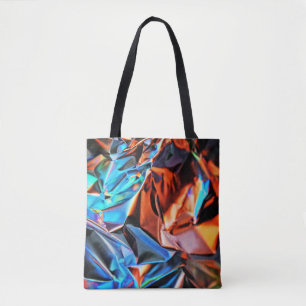 Multicolored abstract painting tote bag