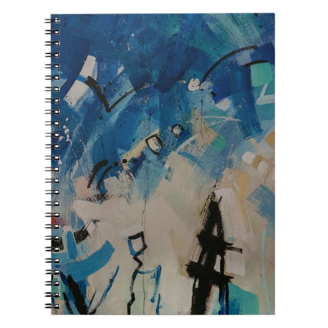 Multicolored abstract wall notebook (Front)