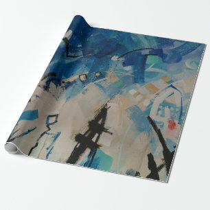 Multicolored abstract wall wrapping paper