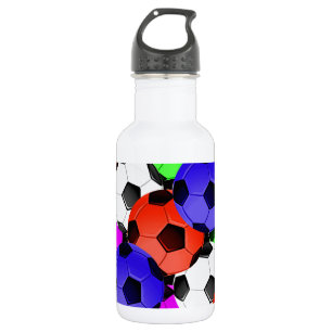 Multicolored American Soccer or Football 532 Ml Water Bottle