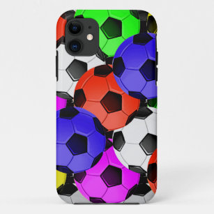 Multicolored American Soccer or Football Case-Mate iPhone Case