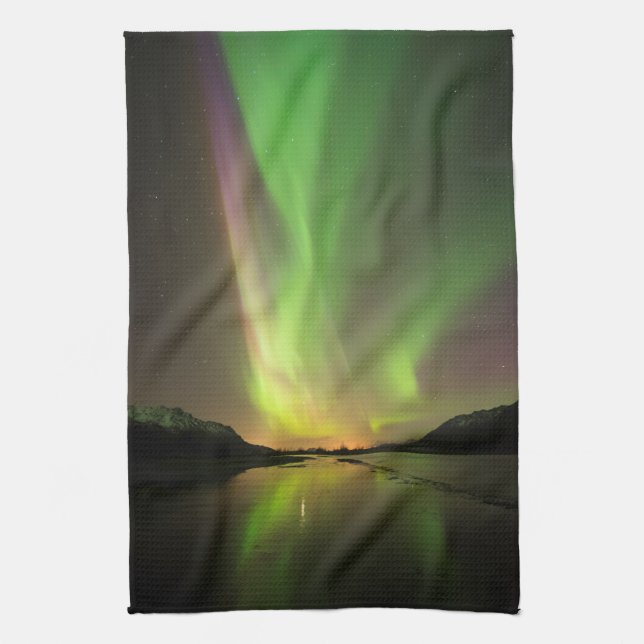 Multicolored Aurora Kitchen Towel (Vertical)