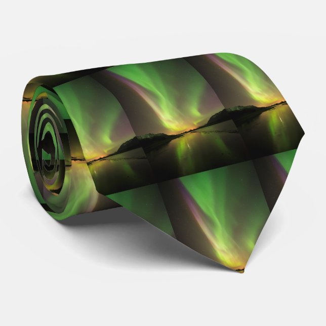 Multicolored Aurora Tie (Rolled)