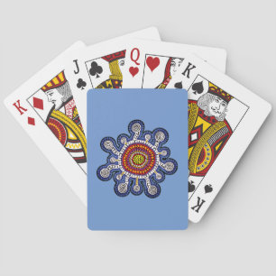 Multicolored Australia aboriginal art Playing Cards