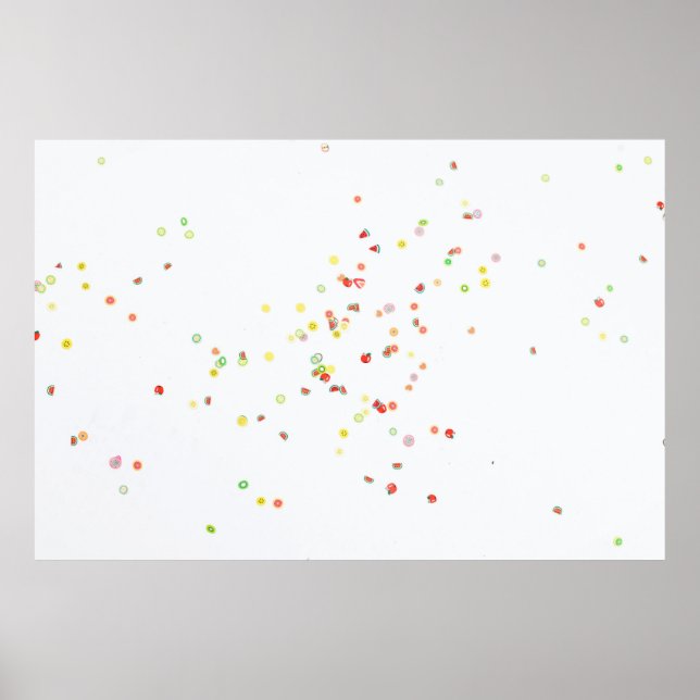 Multicolored balloon display poster (Front)