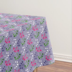 Multicolored berry simple pattern retro sixties tablecloth