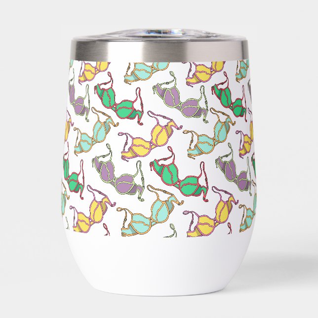 Multicolored Bra Pattern (Front)