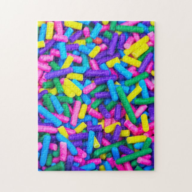 Multicolored Candy Sprinkles Jigsaw Puzzle (Vertical)