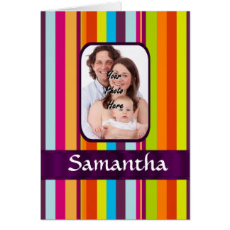 Multicolored candy stripe