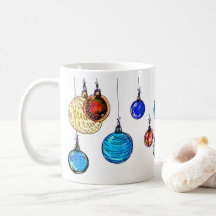 Multicolored Christmas balls