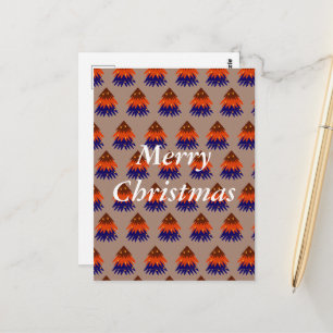Multicolored Christmas Tree - Postcard