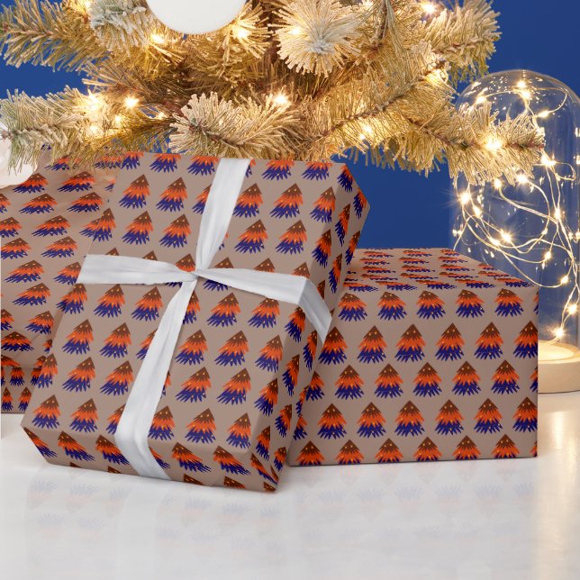 Multicolored Christmas Tree - Wrapping Paper (Holidays)