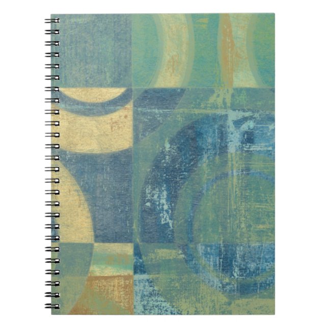 Multicolored Circles & Panels Notebook (Front)