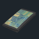 Multicolored Circles & Panels Tri-fold Wallet<br><div class="desc">Vision Studio created this work showcasing multicolored circles within multicolored panels. A busy piece,  the warmth of the palate keeps your eye from wandering away. Order yours today!</div>