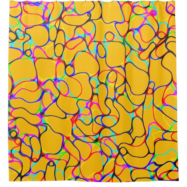 Multicolored Curvy Line Pattern (Front)