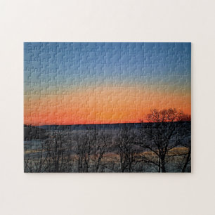 Multicolored Dawn in Rockport, Maine Jigsaw Puzzle