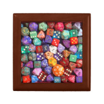 multicolored dice