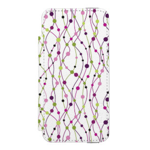Multicolored dot background incipio watson™ iPhone 5 wallet case
