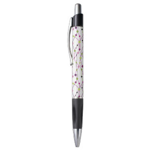 Multicolored dot background pen