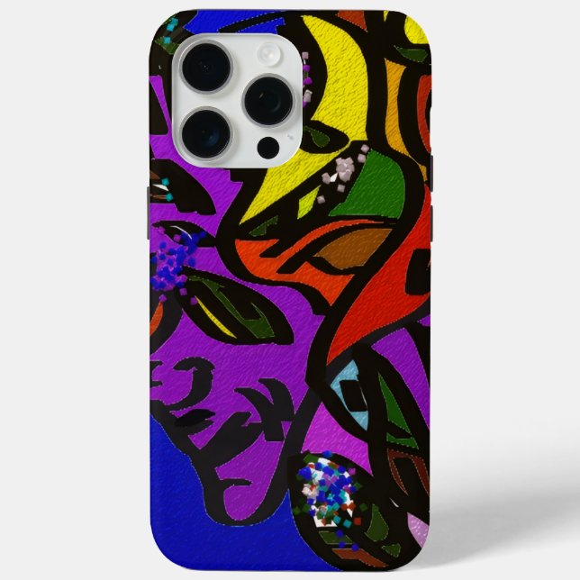 Multicolored Floral Nymph  Case-Mate iPhone Case (Back)