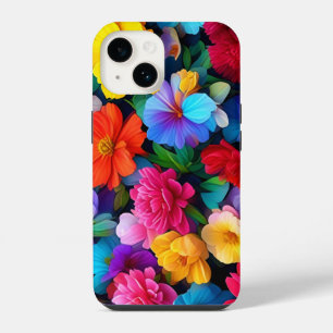 Multicolored Floral Pattern Botanical Design-75647 iPhone 14 Case