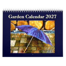 Multicolored Flowers Nature Garden Calendar 2027