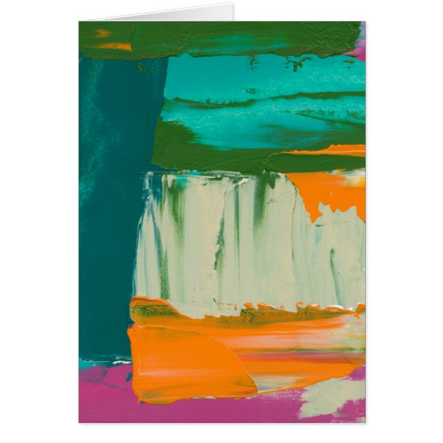 Multicolored Free Expression Painting (Front)