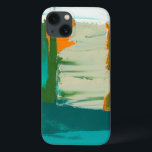 Multicolored Free Expression Painting iPhone 13 Case<br><div class="desc">Jennifer Goldberger created this multicolored free expression painting. Thick paint strokes leaves globs of paint on the work,  making it feel like a layered print. Get yours now!</div>