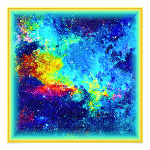 Multicolored Galaxy Design. Buy Now Photo Print