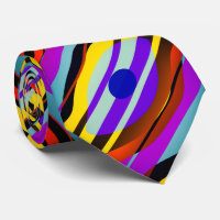 Multicolored Geometric Abstract Fractal Artistic