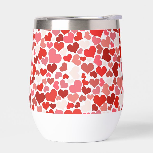 Multicolored Hearts Pattern-20367 (Left)