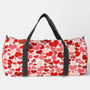 Multicolored Hearts Pattern-20367 Duffle Bag