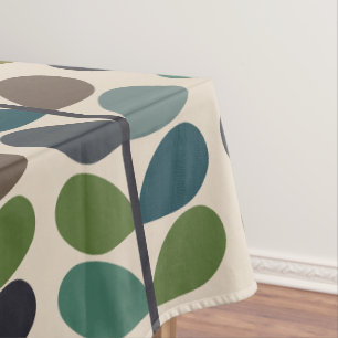 Multicolored leaves, Multi Stem Kingfischer Tablecloth