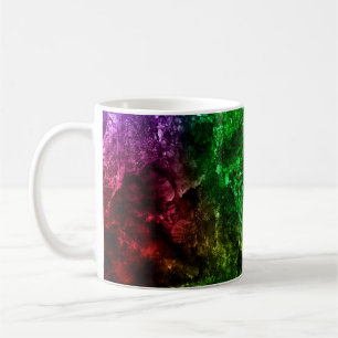 Multicolored marble in natural pattern, The mix o Coffee Mug