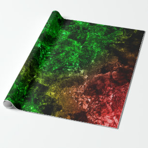 Multicolored marble in natural pattern, The mix o Wrapping Paper
